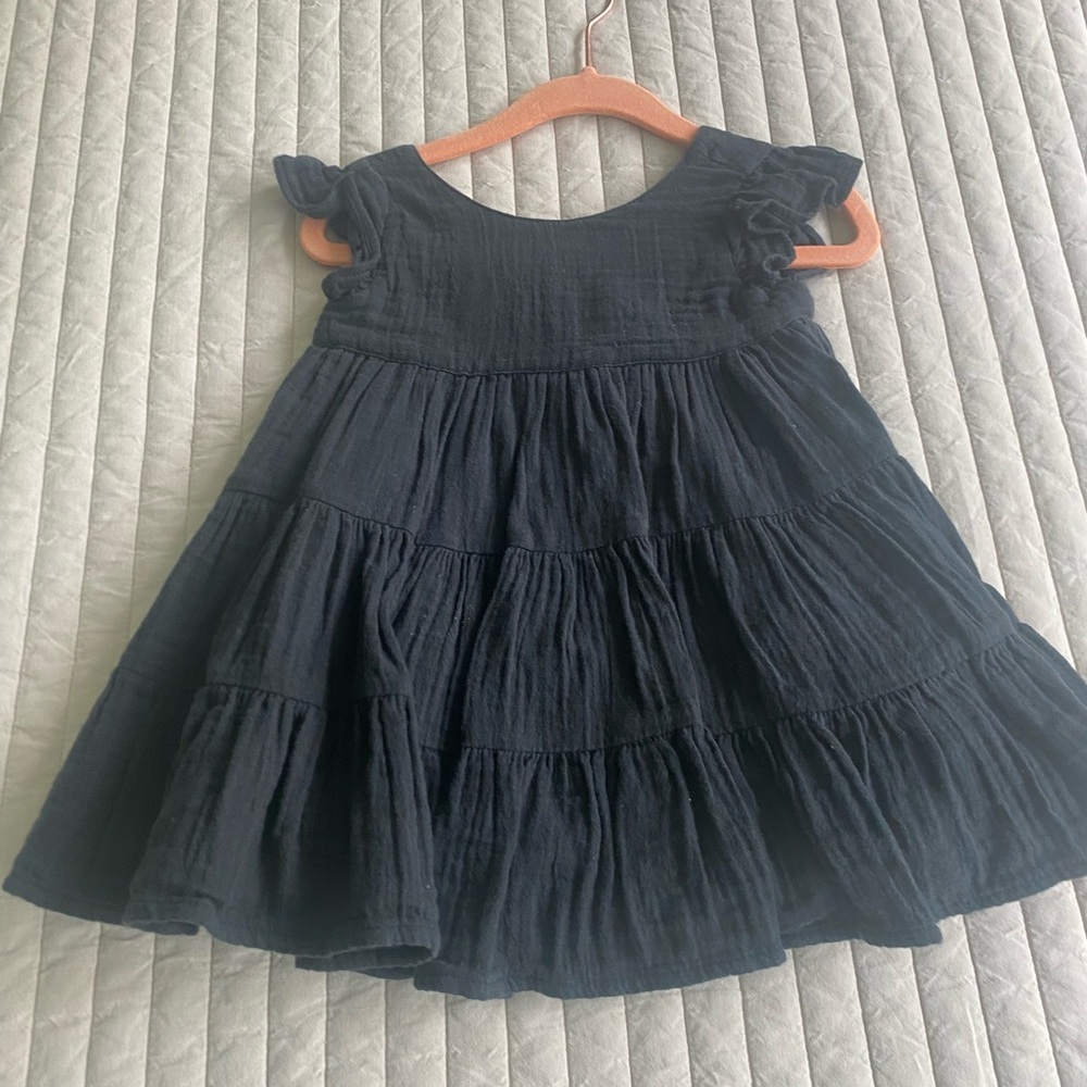 GAP Black Tiered Kids Dress
